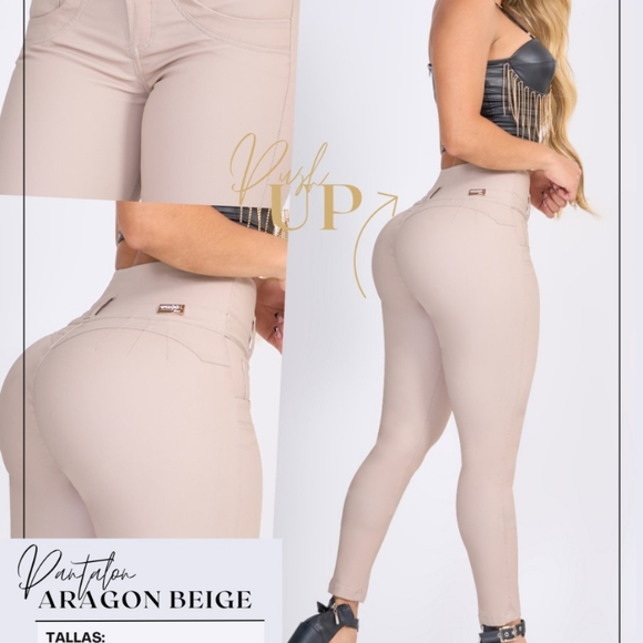 High Waist Imitation Leather Pants - Picture 1 of 5